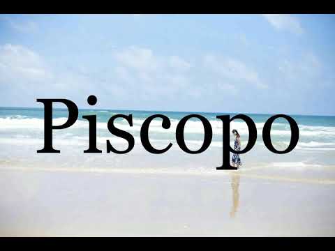 How To Pronounce Piscopo🌈🌈🌈🌈🌈🌈Pronunciation Of Piscopo
