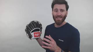 Video thumbnail: Rawlings HOH Mark of a Pro 11.5" Baseball Glove: SP204-2MOW