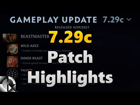 7.29c Dota 2 Patch Highlights