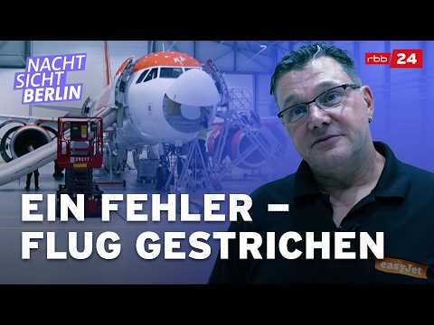 Wie der Flugzeug-Check nachts am BER läuft | NACHTSICHT Berlin