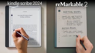 Kindle Scribe 2024 vs Remarkable 2: The Best Digital Notebook Under $400