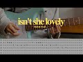 Isn't she lovely - Stevie wonder guitar tutorial satria & tom misch version [TAB, CHORD]