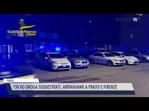2022-11-16 PRATO - 150 KG DROGA SEQUESTRATI, ARRIVAVANO A PRATO E FIRENZE