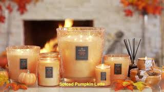 Vídeo de Mimi Vela Voluspa Pote de Vidro 50h Relevo Spiced Pumpkin Latte