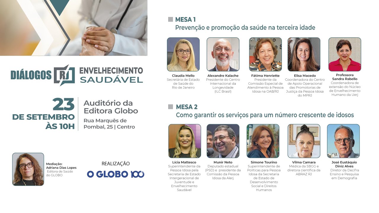 DIÁLOGOS RJ | Envelhecimento saudável