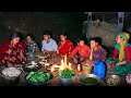 Simple Nepali Village Cooking Traditional Nepali Village Feast In The Open Sky