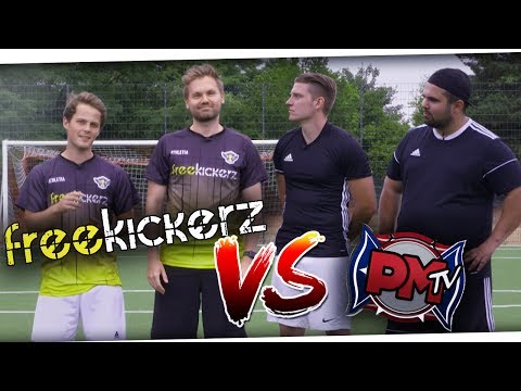 DIE ULTIMATIVE FREE KICK CHALLENGE VS FREEKICKERZ ⚽🔥 | PMTV