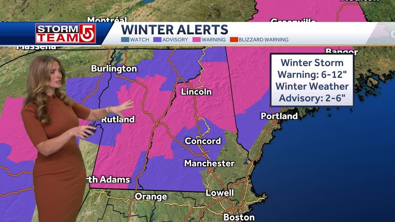Video: Mostly rain in Mass. on Thanksgiving, heavy snow in ski country