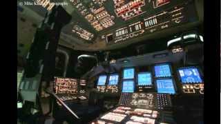 Onboard Space Shuttle Endeavour's Powered Up Flight Deck