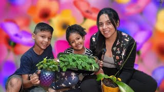 ELA PLANTOU PELA PRIMEIRA VEZ!!!!!!!!!