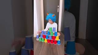 Building with cups!! Part99 #shorts #レオ