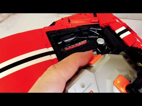 Bricksclubs - CaDA C61042 Ferrari 488 Pista Supercar Master Series Building kit Compatible with Lego