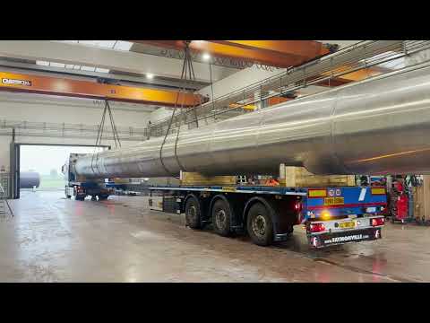 Nicro S.p.a. - Exceptional transport of large-size muffle