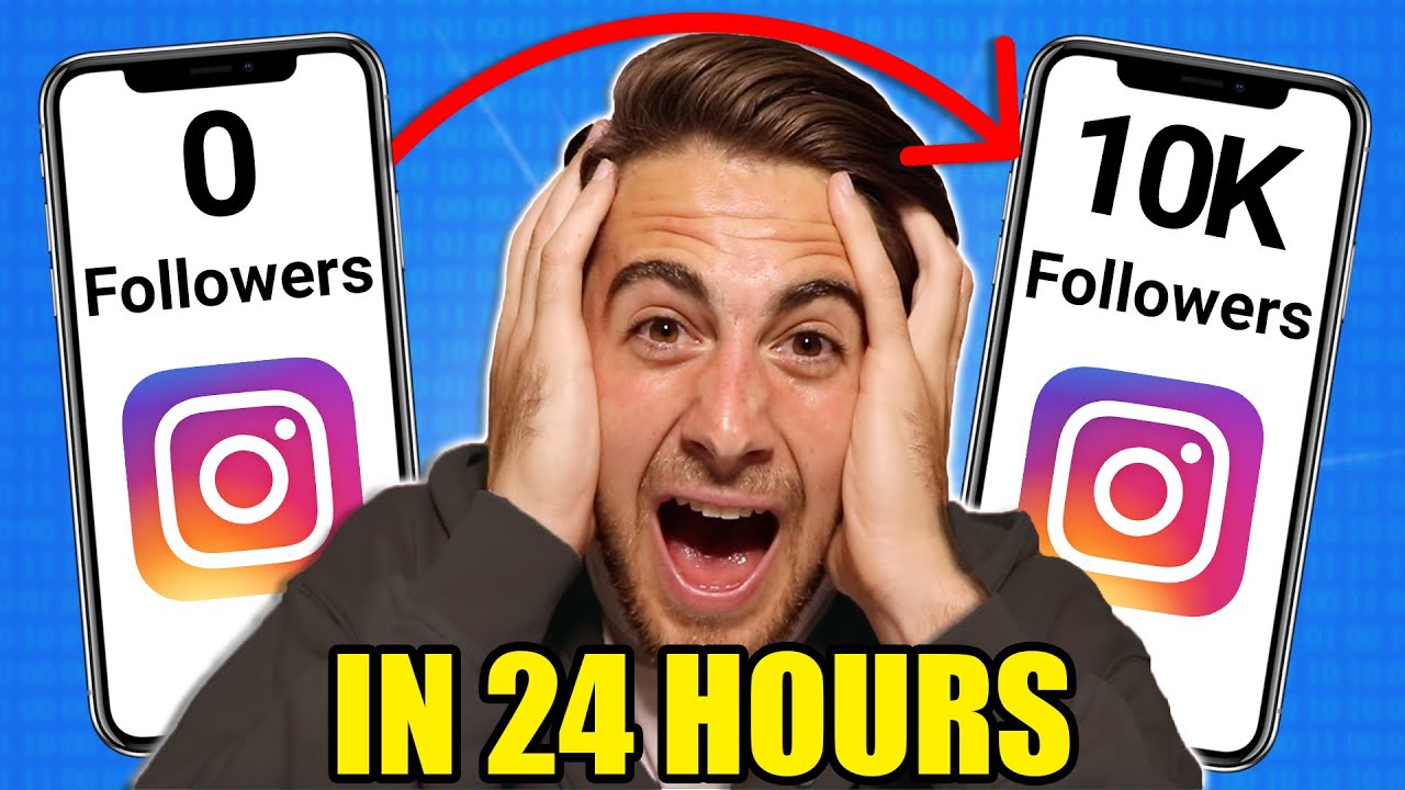 How To Gain 10K REAL Followers on Instagram in 24 hours (real results)