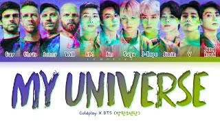 Download lagu BTS X Coldplay My Universe Lyrics (방탄소년단 콜드플레이 My Universe 가사) [Color Coded Lyrics/Han/Rom/Eng] mp3
