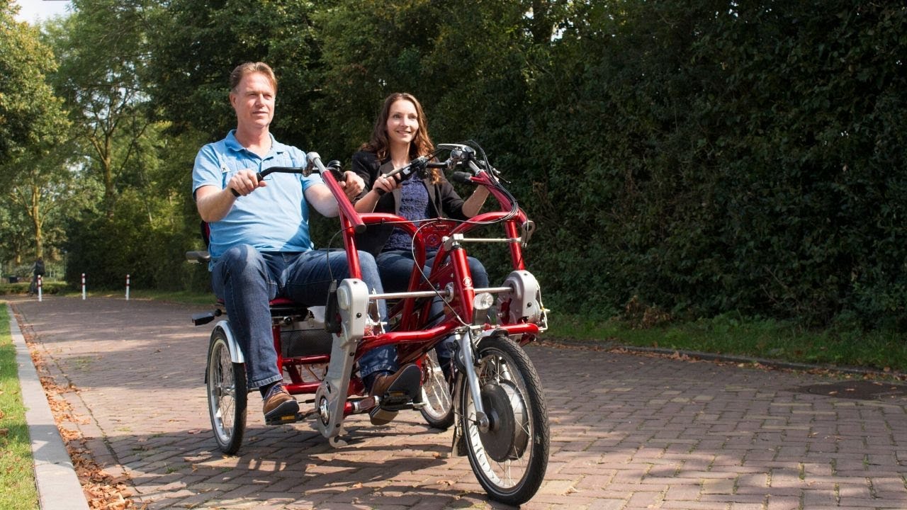 Watch video Electric side by side tandem Fun2Go Now Electric side by side tandem Fun2Go