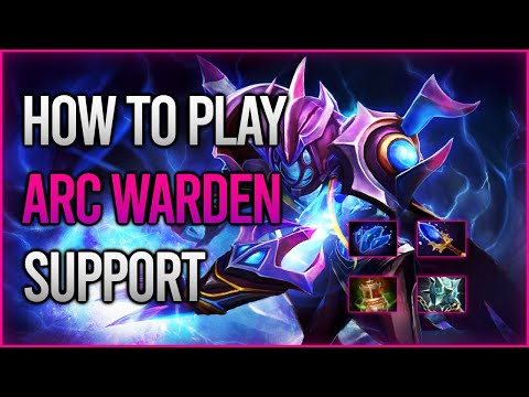 How to play Arc Warden Support Offlane |  Patch 7.30e | Dota 2 Hero Guide