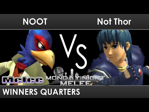 MNM 281 - NOOT (Falco) VS Not Thor (Marth) - Winners Quarters - SSBM