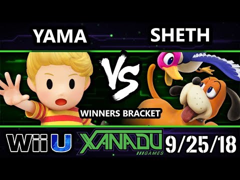 S@X 269 Smash 4 -  Yama (Lucas) Vs.  SHETH (Duck Hunt) Wii U Winners Bracket