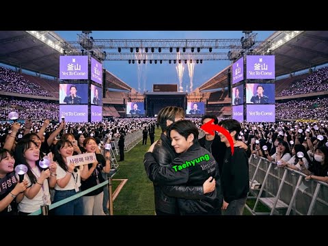 Shocking! BTS's Taehyung Hugs Wooga Squad at Busan Concert?!
