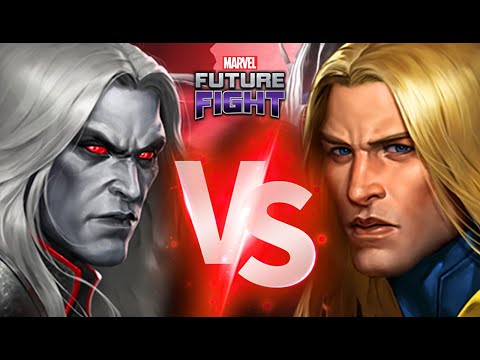 Native T-3 War - Knull Vs Sentry Rage Comparison - MARVEL Future Fight