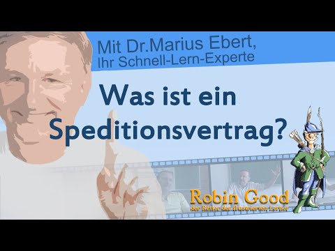 Was ist ein Speditionsvertrag?