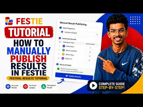 Manually Publish Results
