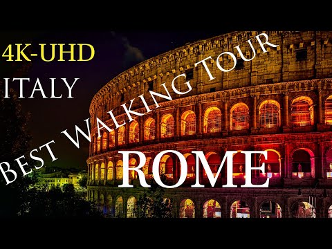 Rome, Italy, BEST Walking Tour - part 3 - [4k-UHD]  - Travel Guide -