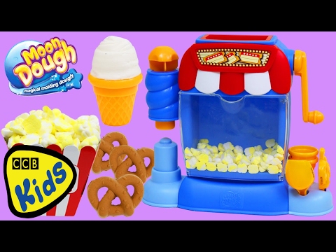 Moon Dough Popcorn Maker Filme Teatro Snack Shop Sorvete Pretzel Popcorn Machine! | CCB