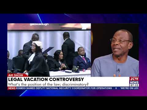 Legal vacation controversy: Legal vacations are not prosecutorial vacations - Affail Monney