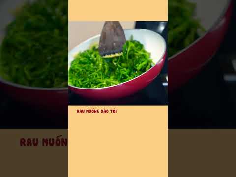 Rau muống xào tỏi ngon chuẩn vị #monngonmoingay