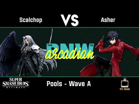 Scalchop (Sephiroth) vs. Asher (Joker) - Pools, Wave A - The Pacific Northwest Arcadian 2022