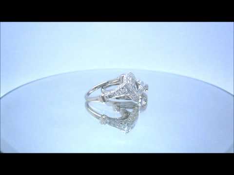 PEAR SHAPE DIAMOND BEZEL SET ENGAGEMENT RING AND BAND 2.22CTW - A SPARKILING WORLD - 174