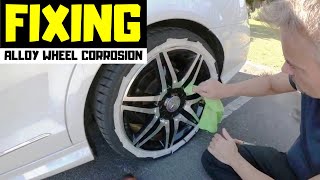 Diamond Cut Alloy Wheel Corrosion & Scratched - Cleaning and Repair - ( DIY Fix )