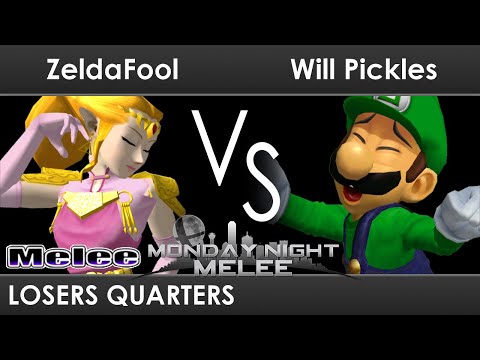 MNM 302 - ZeldaFool (Zelda) VS Will Pickles (Luigi) - Losers Quarters - SSBM
