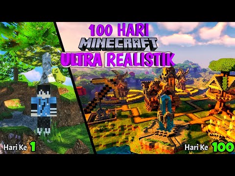 100 Days In Ultra Realistic Minecraft