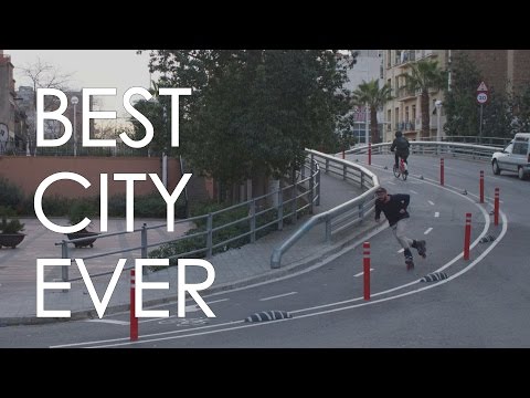 TRISKATES FREESKATING IN BARCELONA PART 2 - FEAT THE INLINE SKATING SLIDE GOD, PABLO SOLER // VLOG35