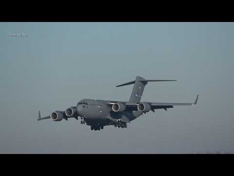 Boeing C-17A Globemaster III NATO BARTOK01 PAPA 08-0001 Sac Heavy Airlift Wing Eindhoven 12 Dec 2022