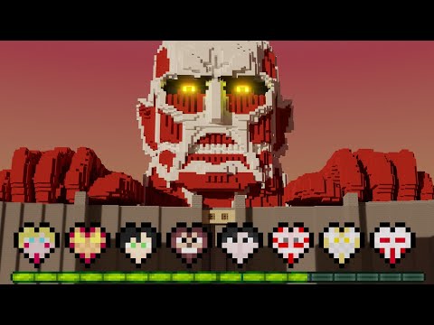 Minecraft but Attack On Titan Custom Hearts