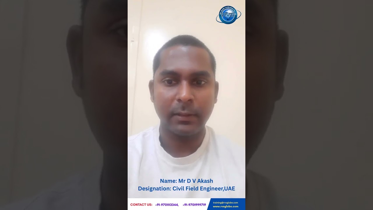 Student Testimonial - How RVS Globe Transformed My Career | NDT Training & Global Opportunities