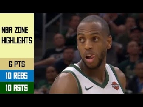 Khris Middleton Highlights vs Raptors CFG5 - 6 Pts, 10 Rebs, 10 Asts (23.05.19)
