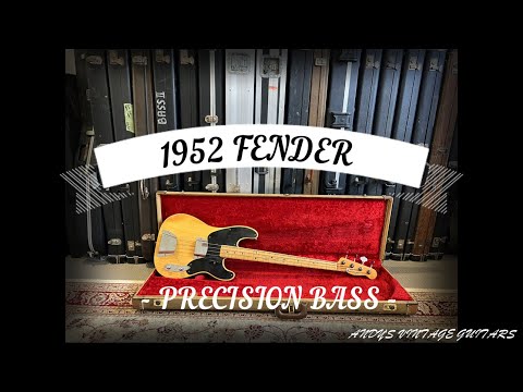 IS THIS THE BEST BASS OF ALL TIME? - 1952 FENDER PRECISION BASS - Andy's Vintage Guitars