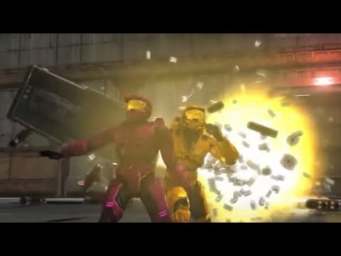 tex kicks ass to yakety sax (red vs. blue)