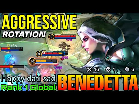 Aggressive Rotation Benedetta Sidelane Monster - Top 1 Global Benedetta by Happy dati sad - MLBB
