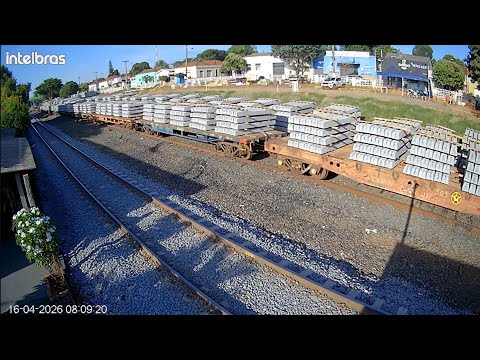 TREM AO VIVO SANTA ERNESTINA SP BRASIL
