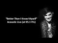 Adam Lambert - Better Than I Know Myself ...