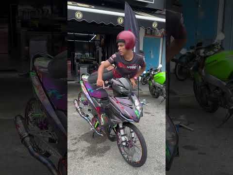 cek sound knalpot AHM Jupiter MX king