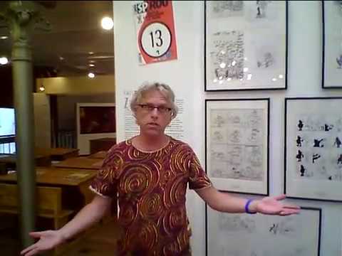 Zidrou about his exhibition at the Belgian Comics Art Museum
