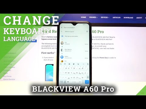 How to Change Keyboard Language in BLACKVIEW A60 Pro – Set New Keyboard Language