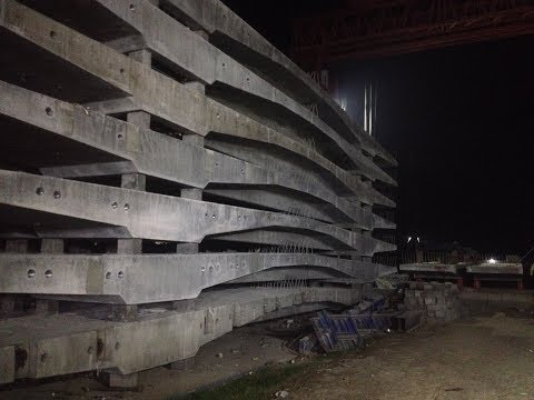 Padma Bridge 1st Roadway Slabs Casting #পদ্মা ব্রিজের প্রথম রোডওয়ে ডেক স্লাব ঢালাই